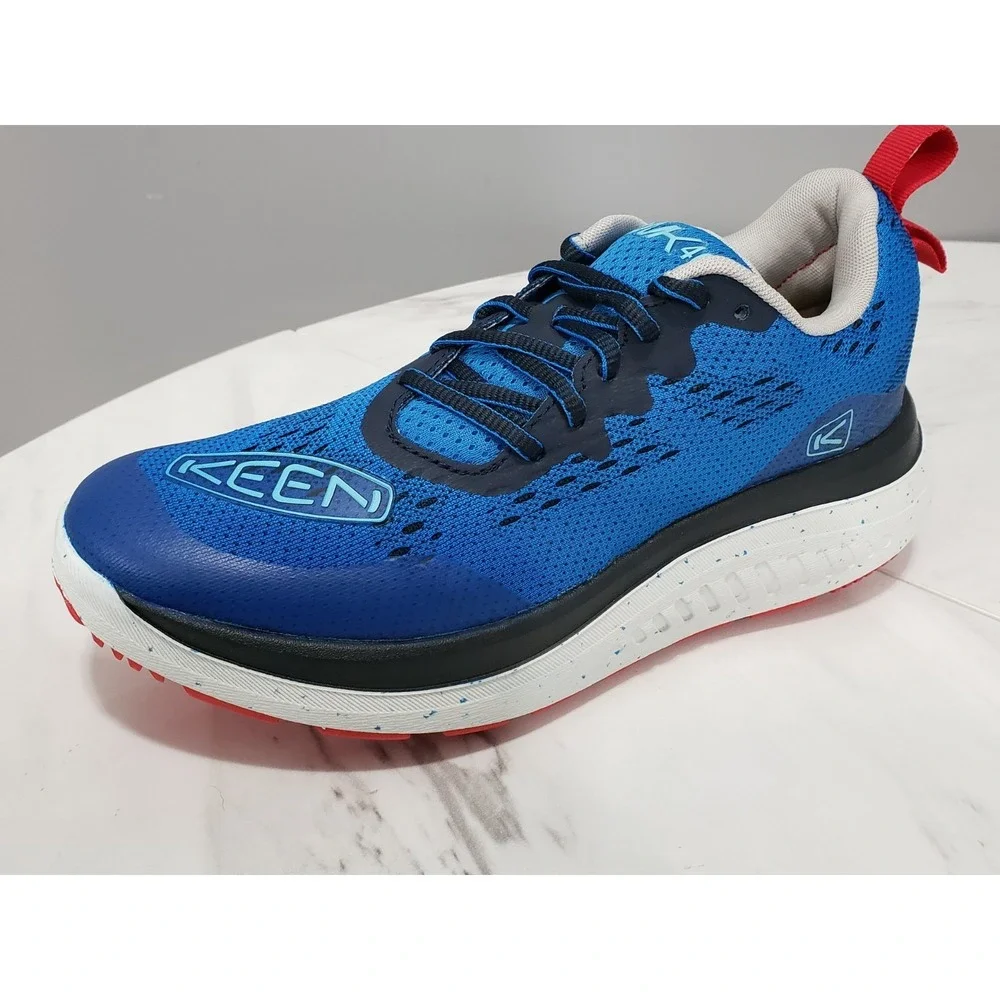 NEW NO BOX MEN SZ 7 Keen WK400 Walking Shoes Sneakers Austern Red Carpet 1027473